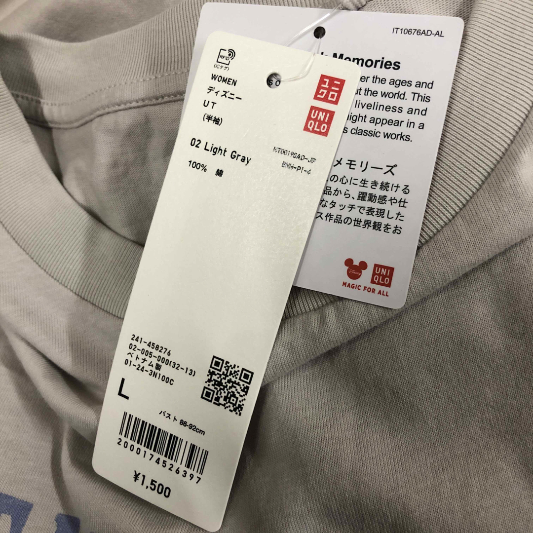 UNIQLO(ユニクロ)の即決 新品 タグ付き UNIQLO ユニクロ ディズニー UT 半袖 レディースのトップス(Tシャツ(半袖/袖なし))の商品写真