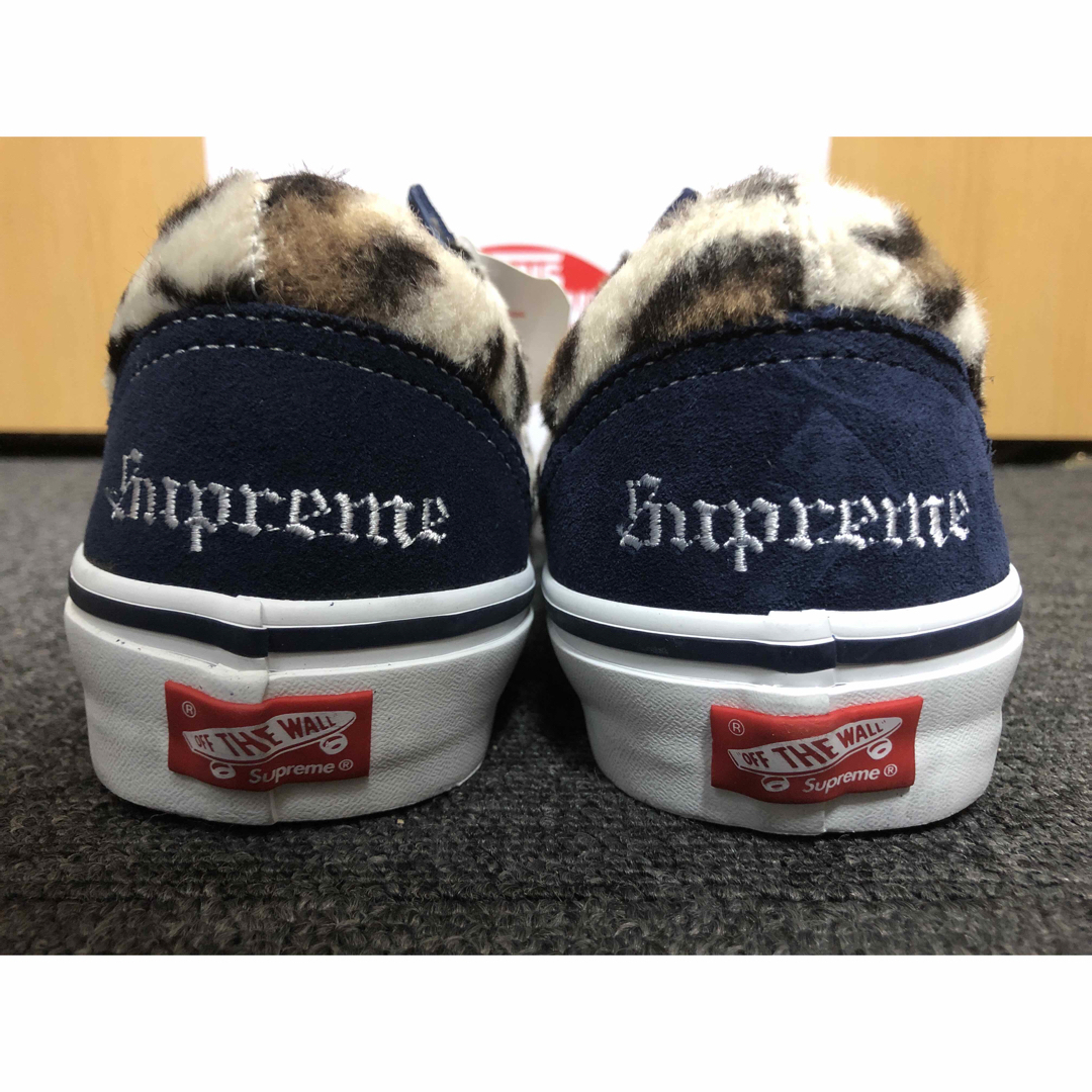 Supreme(シュプリーム)の【新品】Supreme×Vans Leopard Old Skool Navy メンズの靴/シューズ(スニーカー)の商品写真