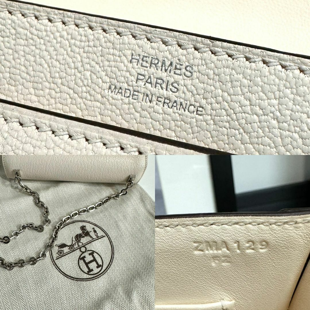 Hermes(エルメス)の美品 エルメス ヴェルー ミニ シェーブル ナタ レディースのバッグ(ショルダーバッグ)の商品写真