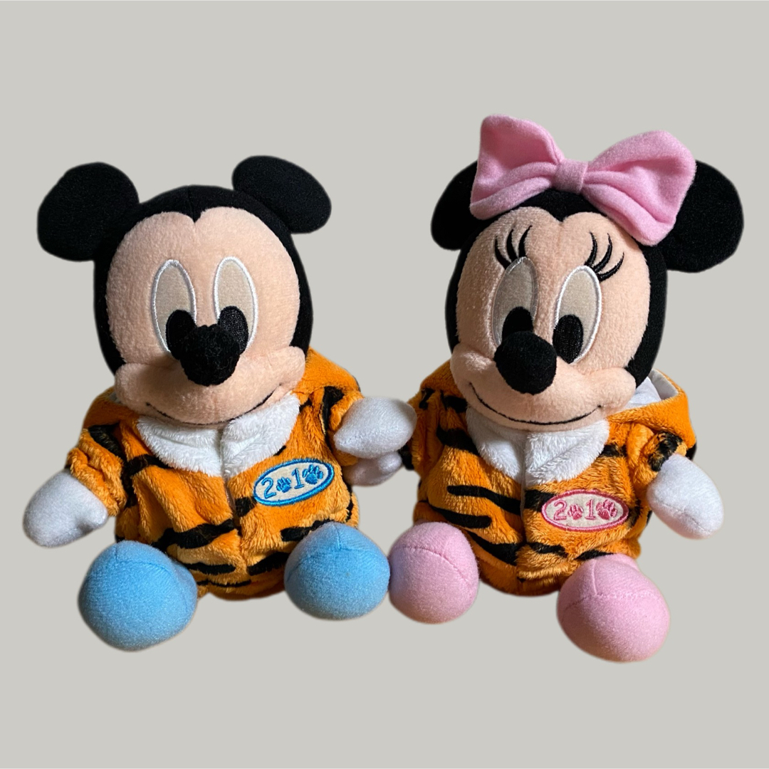 Disney(ディズニー)のミッキー　ミニー　干支ぬい　寅　トラ エンタメ/ホビーのおもちゃ/ぬいぐるみ(ぬいぐるみ)の商品写真