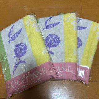 ロクシタン(L'OCCITANE)のバスタオル　３個セット(タオル/バス用品)