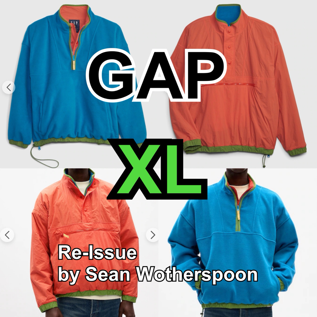 GAP Sean Wotherspoon FLEECE フリース XL 23awジャケット/アウター