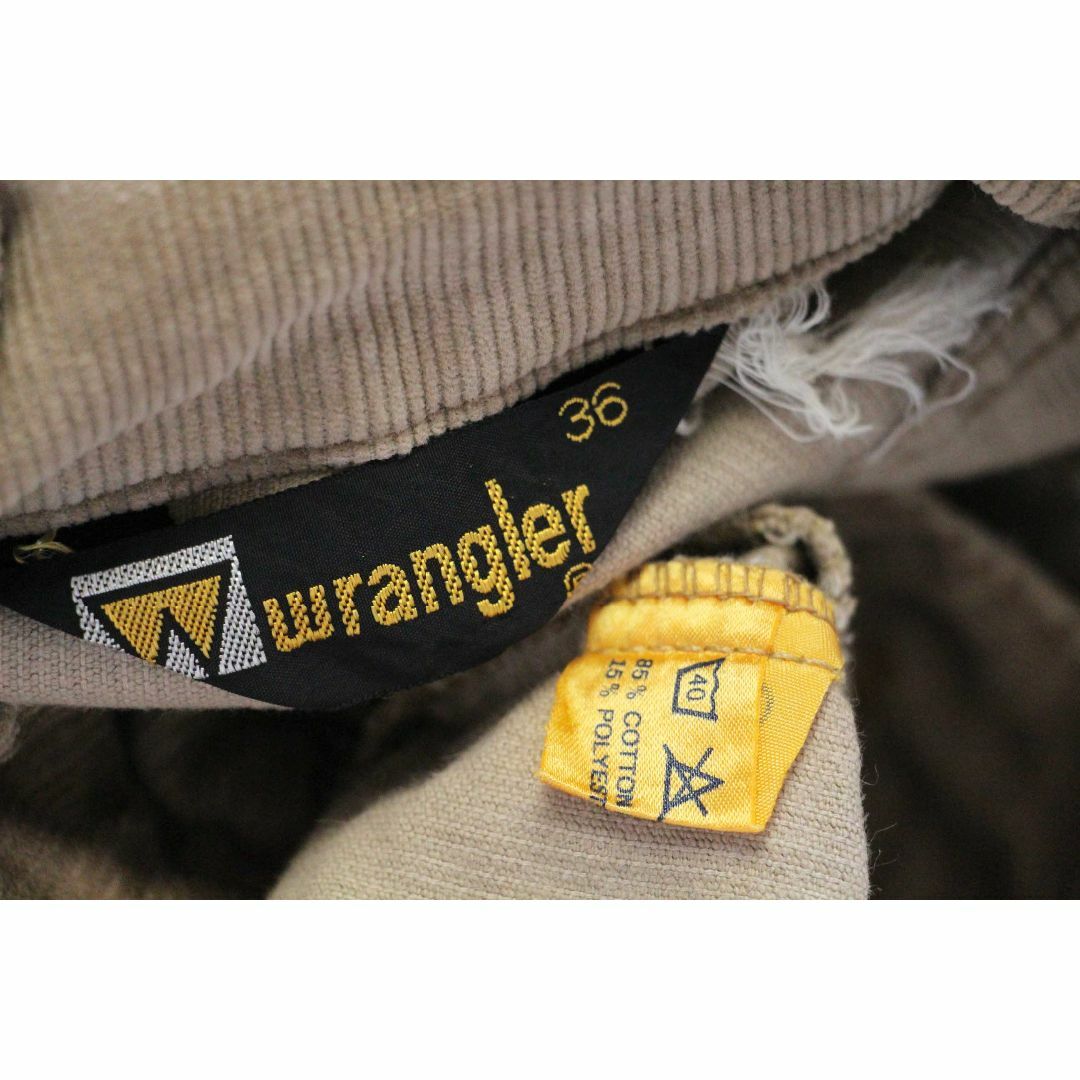 Wrangler(ラングラー)の80s Wranglerラングラー コーデュロイジャケット ブラウンベージュ 36★ビンテージ オールド ユーロ カントリー ウエスタン 74301 124 レディースのジャケット/アウター(ブルゾン)の商品写真