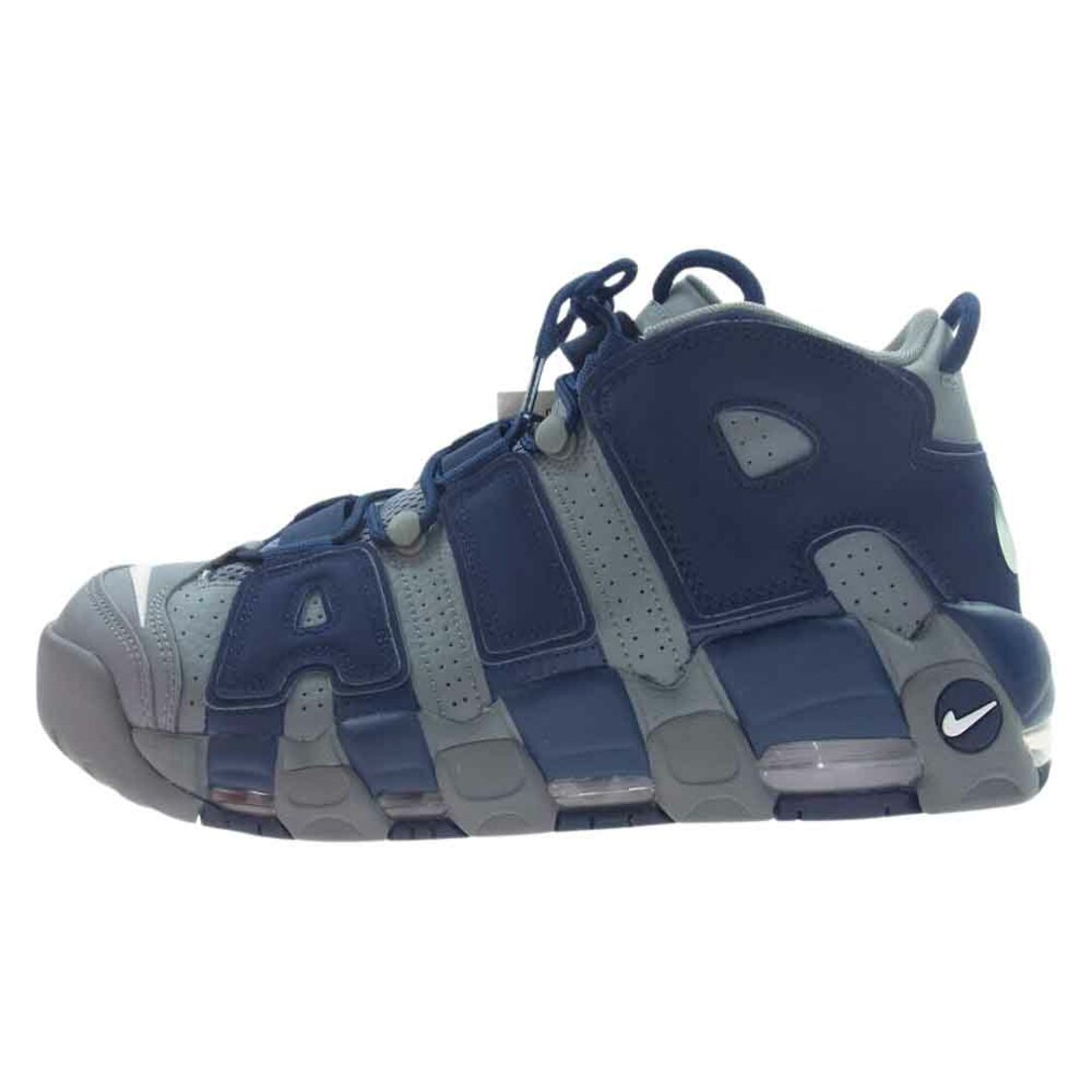 3996エアモアアップテンポNIKE ナイキ スニーカー 921948-003 Air More Uptempo '96 エアモアアップテンポ '96 クールグレー スニーカー グレー系 ネイビー系 27.5cm【極上美品】