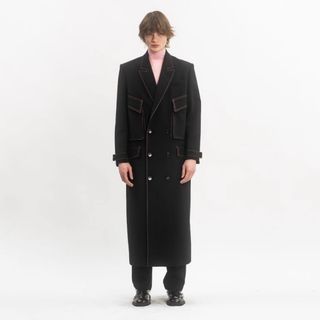 マルタンマルジェラ(Maison Martin Margiela)のFeng Chen wang フェンチェンワン　ロングコート　チェスターコート(チェスターコート)