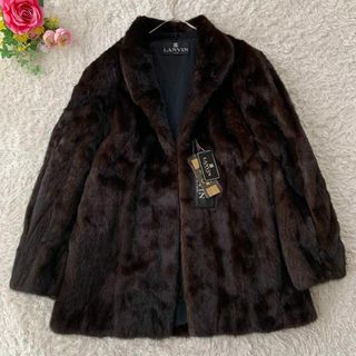 LANVIN FURS ミンク コート ヴィンテージ ランバン ブラックミンク