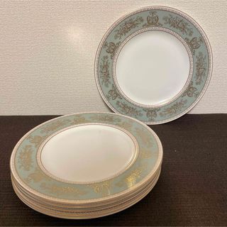 ウェッジウッド(WEDGWOOD)のウェッジウッド　コロンビア　セージグリーン　ディナープレート　27.5cm(食器)