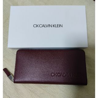 シーケーカルバンクライン(ck Calvin Klein)の新品　CKカルバンクライン メンズ　防水レザー　長財布　ボルドー(長財布)