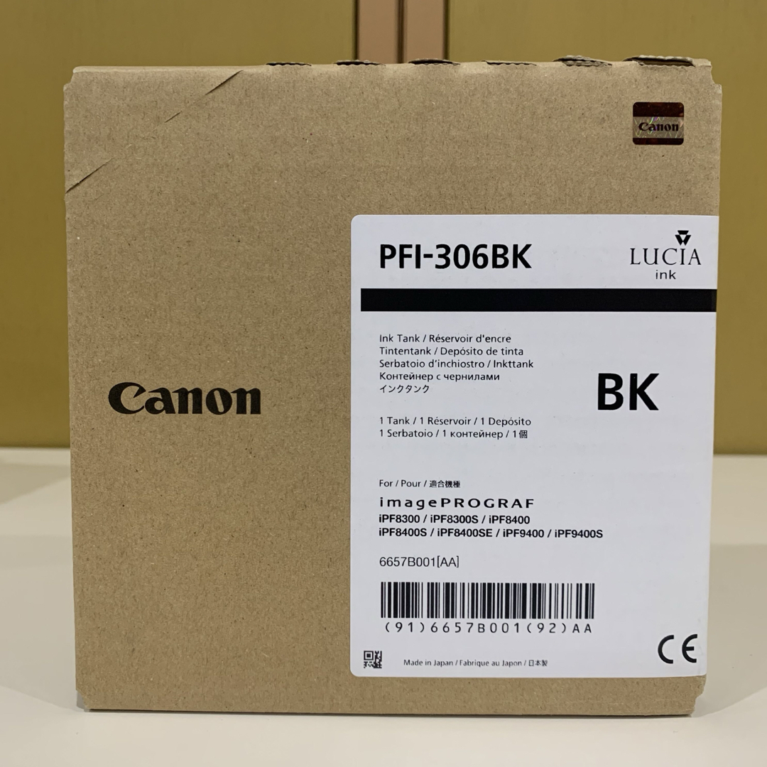 【新品未開封】Canon インクタンク PFI-306BKインクタンク