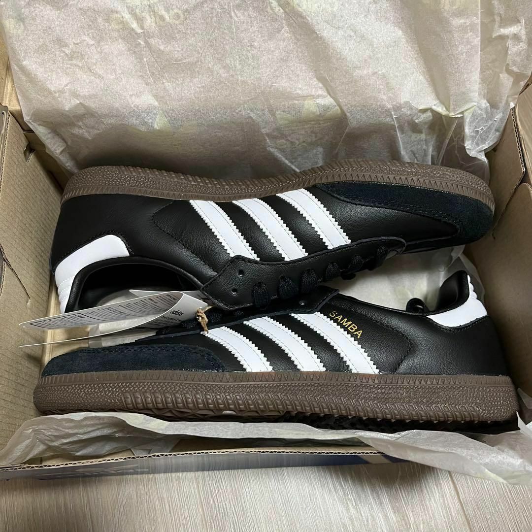 adidas(アディダス)の【新品】25.0cm adidas SAMBA OGアディダス サンバ ブラック レディースの靴/シューズ(スニーカー)の商品写真