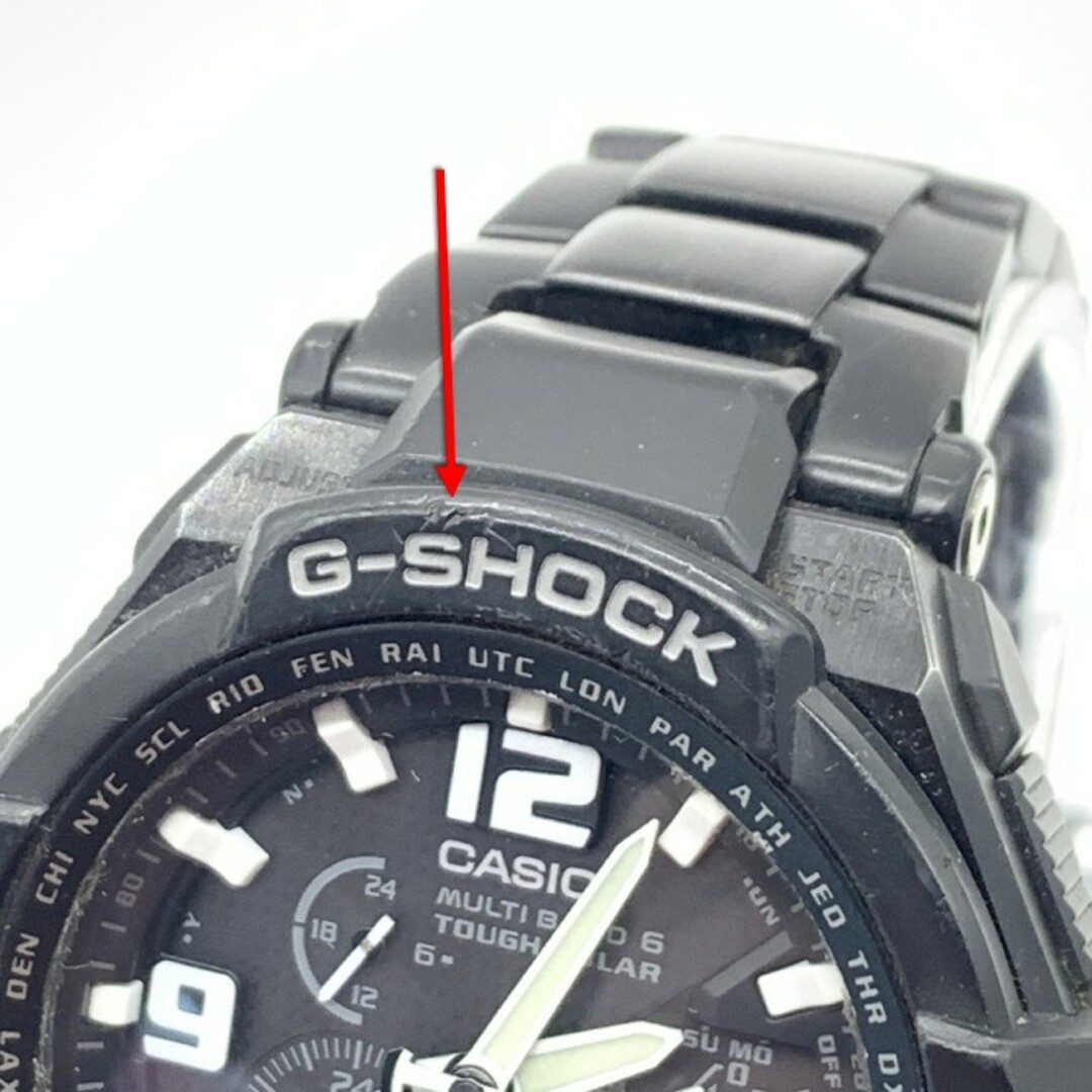 CASIO(カシオ)のCASIO カシオ G-SHOCK スカイコックピット 電波ソーラー腕時計 ブラック メンズの時計(腕時計(アナログ))の商品写真