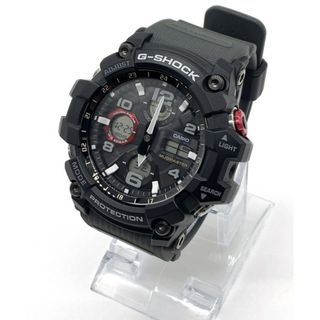 カシオ(CASIO)のCASIO カシオ MUDMASTER マッドマスター 電波ソーラー マルチバンド6 ブラック グレー GWG-100(ラバーベルト)