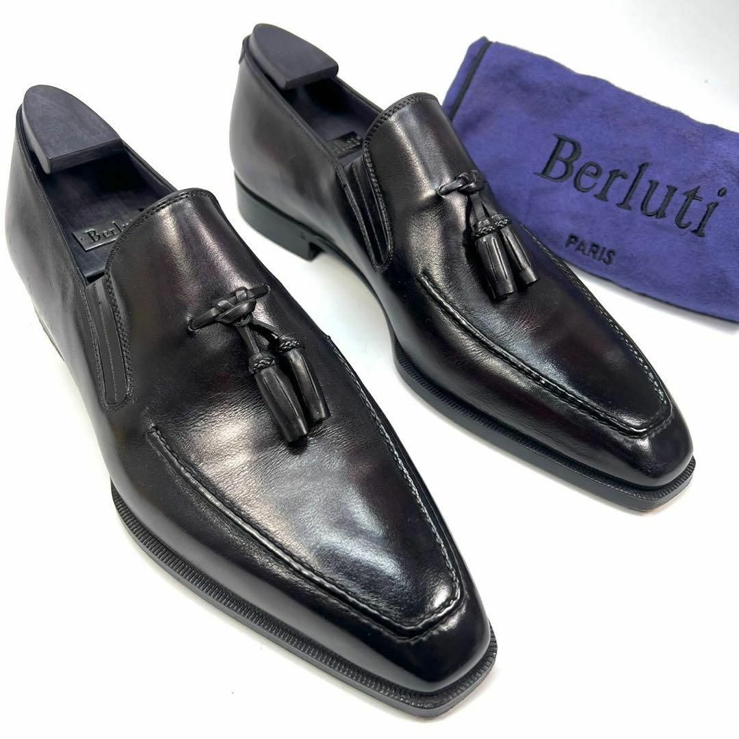 ゆうこりんメンズ→Berluti ベルルッティ　タッセルローファー　革靴　パティーヌ