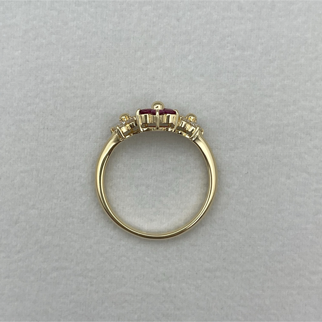 MIKIMOTO k18 ルビー0.36ct ダイヤ0.27ct リングメルカリ便ゆうパケットプラス