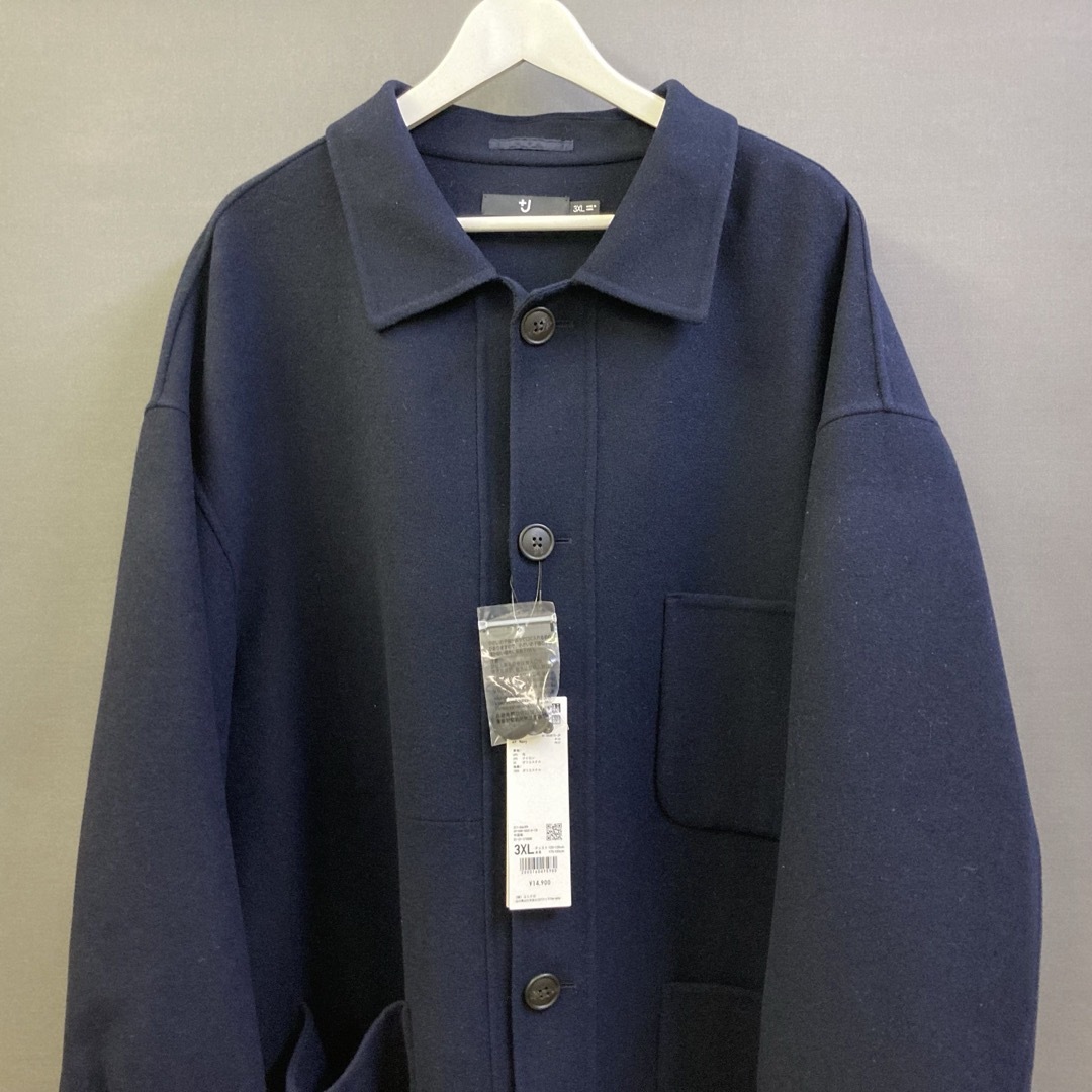 UNIQLO - 【新品】 +J ユニクロ 3XL ウールブレンドオーバー UNIQLO - 【新品】 +J ユニクロ 3XL ウールブレンドオーバー