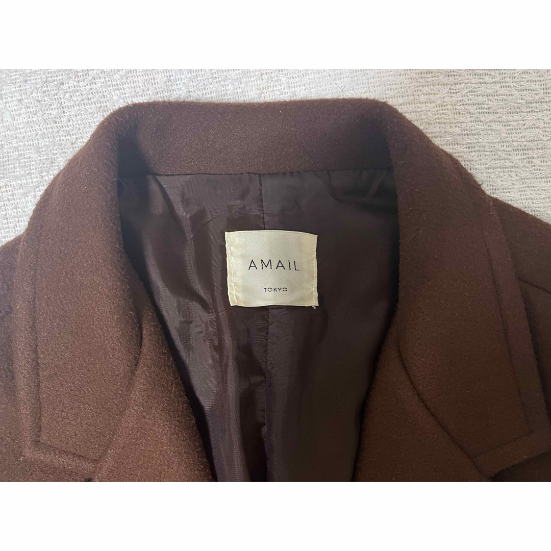 AMAIL(アマイル)のAMAIL ロングコート レディースのジャケット/アウター(チェスターコート)の商品写真