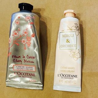 ロクシタン(L'OCCITANE)のロクシタンバンドクリーム　チェリーブロッサム75ml & ネロリオーキデ30ml(ハンドクリーム)