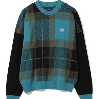 フレッドペリー(FRED PERRY)のFRED PERRY × Ray BEAMS / 別注 タータンチェック ニット(ニット/セーター)