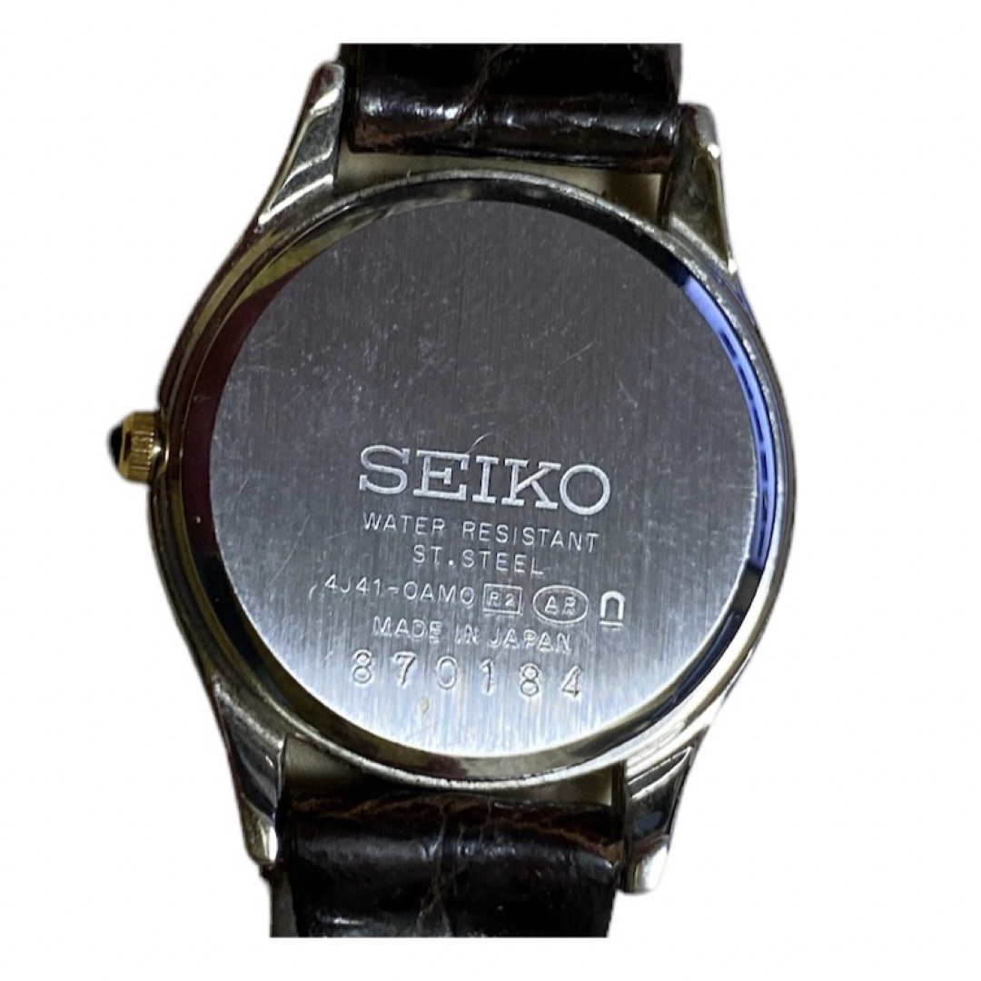 SEIKO(セイコー)のセイコー EXCELINE 4J41-0AM0 レディース腕時計【電池交換済】 レディースのファッション小物(腕時計)の商品写真