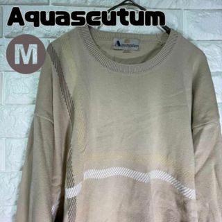 Aquascutum 長袖 M(Tシャツ(長袖/七分))