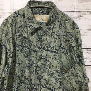 ART VINTAGE - 【vintage】イタリア製 ウール ルーズ 長袖 ニット ポロ ART VINTAGE - 【vintage】イタリア製 ウール ルーズ 長袖 ニット ポロ