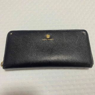 マリークワント(MARY QUANT)の【中古】MARY QUANT （マリークワント）長財布 ブラック(財布)