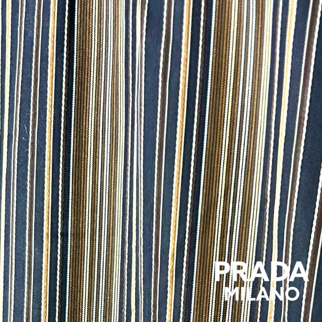 PRADA(プラダ)の【プラダ】 PRADA シャツ メンズ 長袖 ストライプ M イタリア製 マルチ メンズのトップス(シャツ)の商品写真