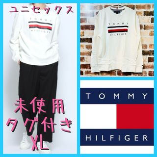 トミーヒルフィガー(TOMMY HILFIGER)のTOMMY HILFIGERトミーヒルフィガーロゴスウェットXL(スウェット)