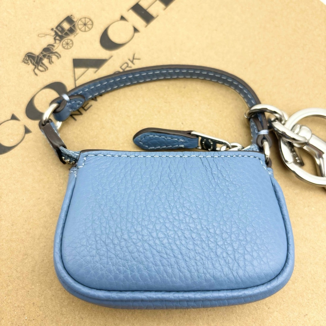 【COACH☆新品】 ミニ ノリータ バッグ チャーム！キーホルダー！小物入れ！