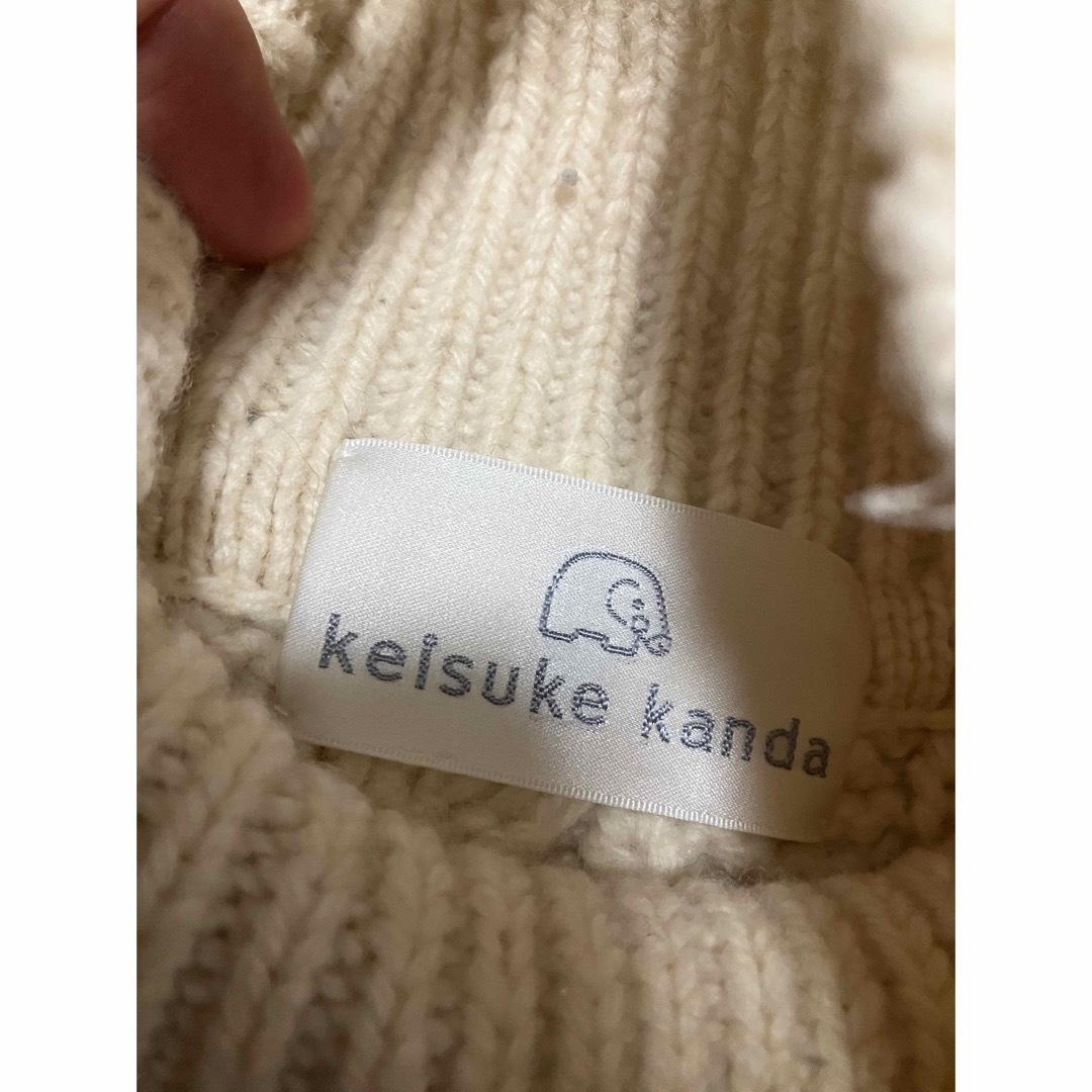keisuke kanda(ケイスケカンダ)の激レア　ケイスケカンダ　リボンまみれのアランセーター　フリーサイズ レディースのトップス(ニット/セーター)の商品写真