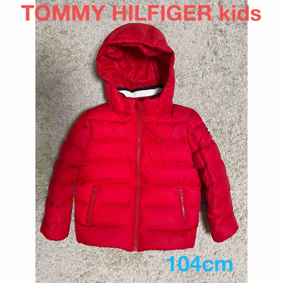 TOMMY HILFIGER(トミーヒルフィガー)の🉐TOMMY HILFIGERキッズ リアルダウンコート 104cm キッズ/ベビー/マタニティのキッズ服男の子用(90cm~)(ジャケット/上着)の商品写真