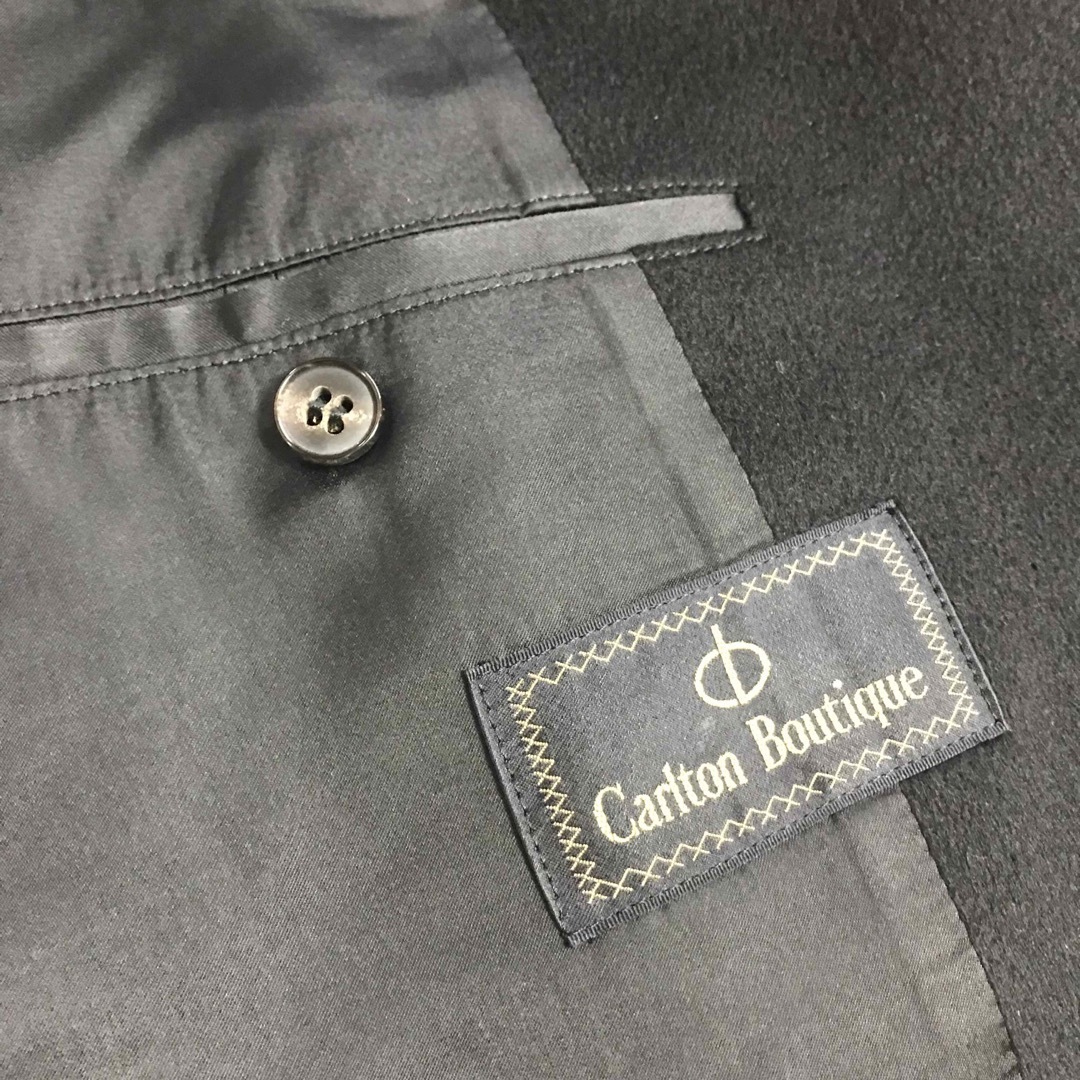 ヴィンテージ カシミヤチェスターコート ブラック 水牛角ボタン ヴィンテージ カシミヤチェスターコート ブラック 水牛角ボタン