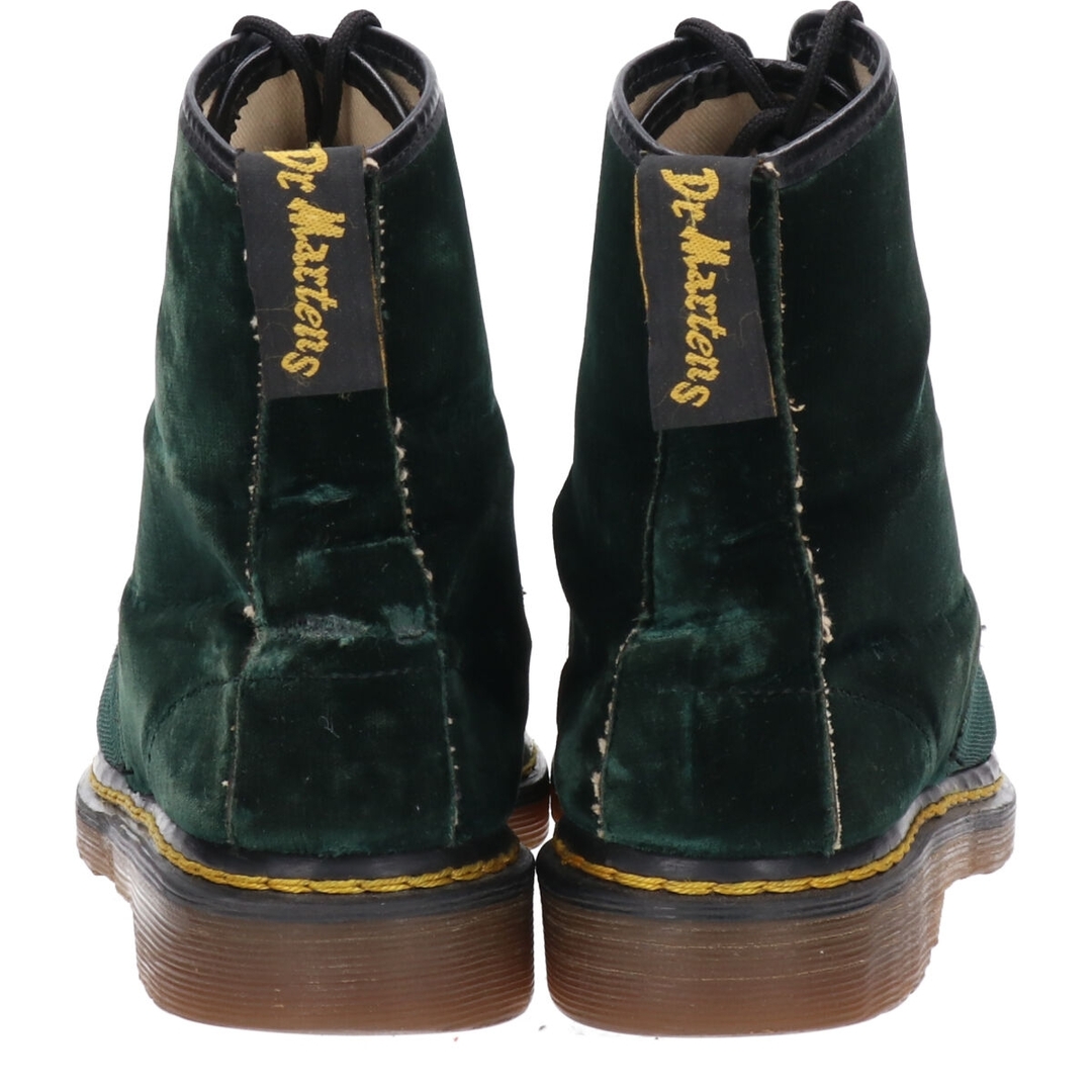 Dr.Martens(ドクターマーチン)の古着 ドクターマーチン Dr.Martens ホワイト社製 ベロア 8ホールブーツ 英国製 UK6 レディース24.5cm /saa009422 レディースの靴/シューズ(ブーツ)の商品写真