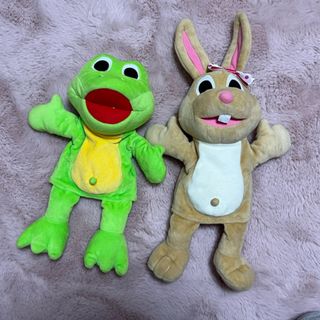 ディズニー(Disney)のDWE  フロギー&バニー　パペット(ぬいぐるみ)