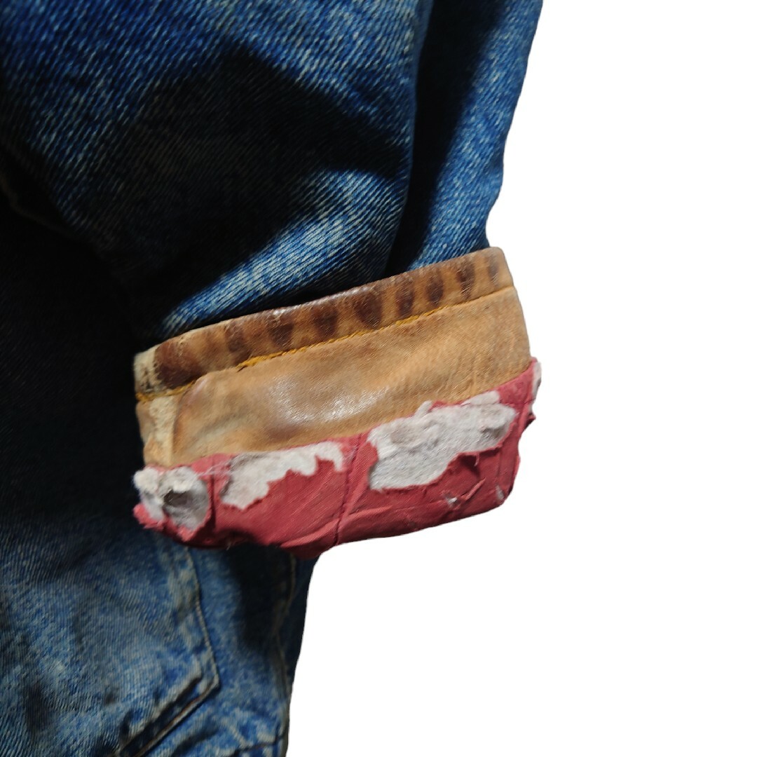 Timberland(ティンバーランド)の【Timberland】 レザー襟 中綿入りデニムハンティングジャケットS223 メンズのジャケット/アウター(Gジャン/デニムジャケット)の商品写真