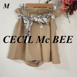 セシルマクビー(CECIL McBEE)のCECIL Mc BEE セシルマクビー スカーフ付きショートパンツ(ショートパンツ)