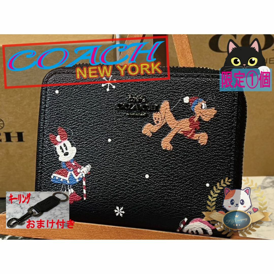 COACH(コーチ)の【DISNEY X COACH】 スモール ジップ アラウンド ウォレット レディースのファッション小物(財布)の商品写真