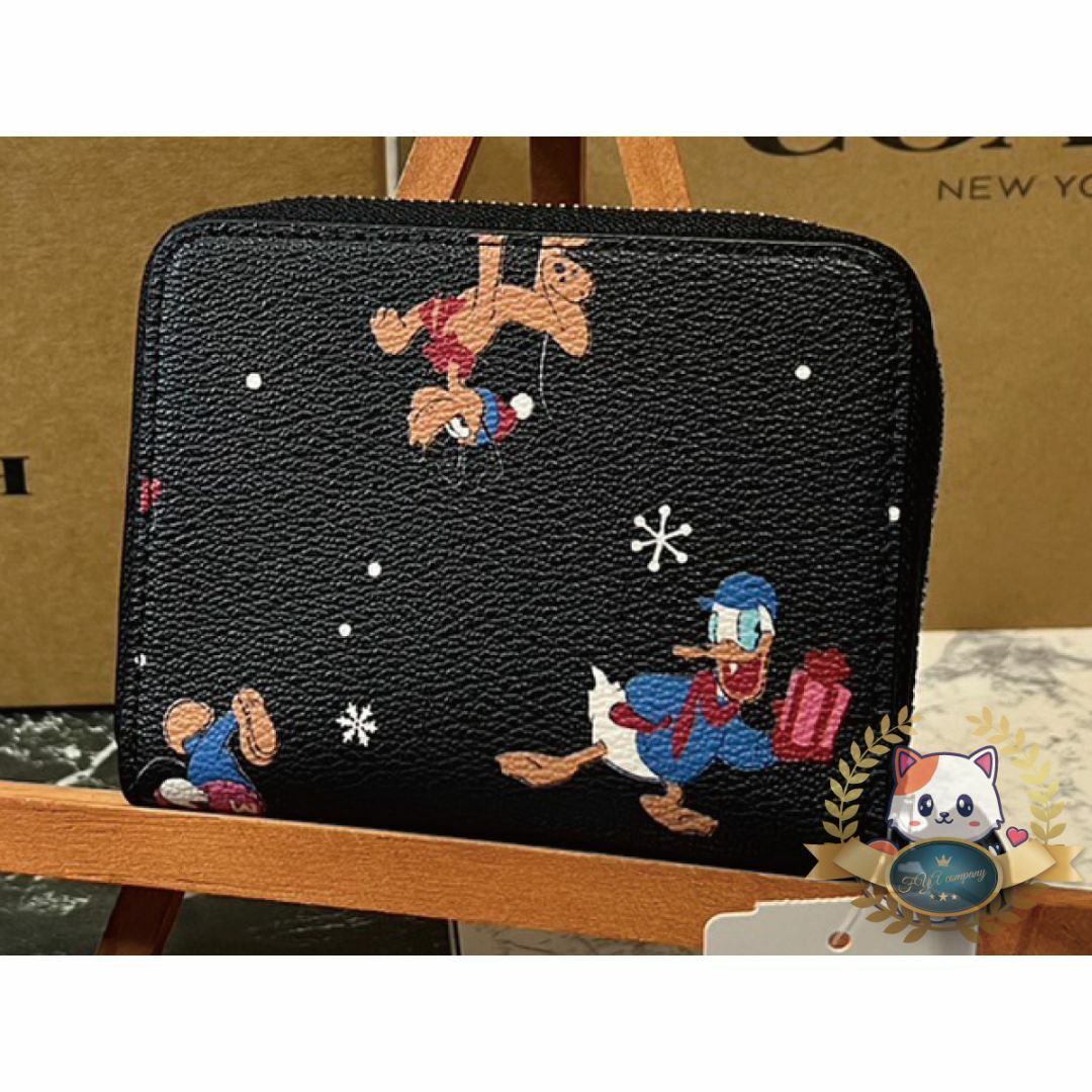 COACH(コーチ)の【DISNEY X COACH】 スモール ジップ アラウンド ウォレット レディースのファッション小物(財布)の商品写真