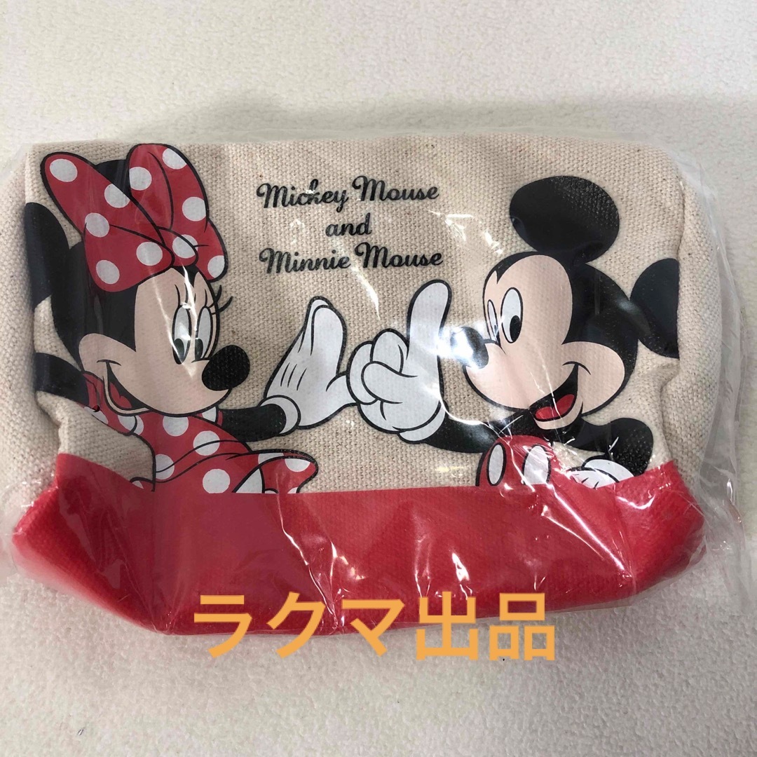 Disney(ディズニー)のミッキーマウス&ミニーマウス　ポーチ　Disney エンタメ/ホビーのおもちゃ/ぬいぐるみ(キャラクターグッズ)の商品写真