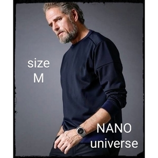 ナノユニバース(nano・universe)の【美品】BRIEFING x WillLOUNGE クルーネックスウェット(スウェット)