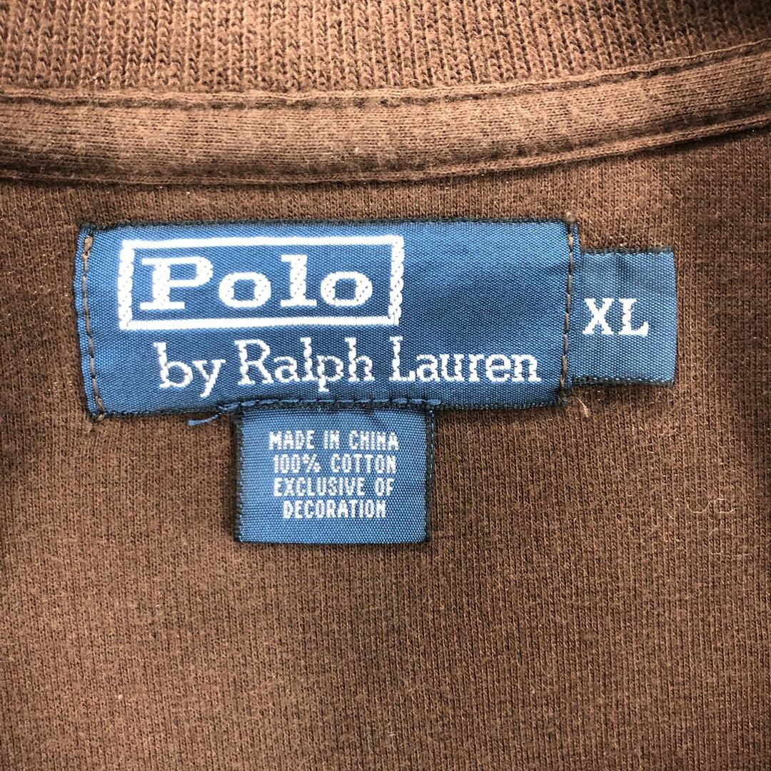 Ralph Lauren(ラルフローレン)の古着 ラルフローレン Ralph Lauren POLO by Ralph Lauren コットンニットハーフジップセーター メンズXL /eaa406236 メンズのトップス(ニット/セーター)の商品写真