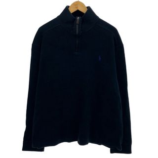 ラルフローレン(Ralph Lauren)の古着 ラルフローレン Ralph Lauren POLO by Ralph Lauren コットンニットハーフジップセーター /eaa406237(ニット/セーター)