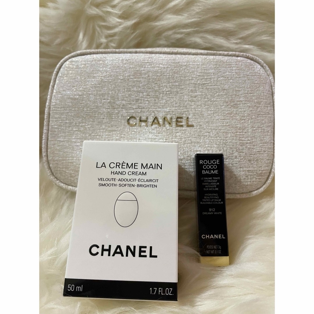 CHANEL(シャネル)のCHANEL ホリデー　デュオインバッグ　ラクレームマン　クリスマス　ポーチ コスメ/美容のキット/セット(コフレ/メイクアップセット)の商品写真