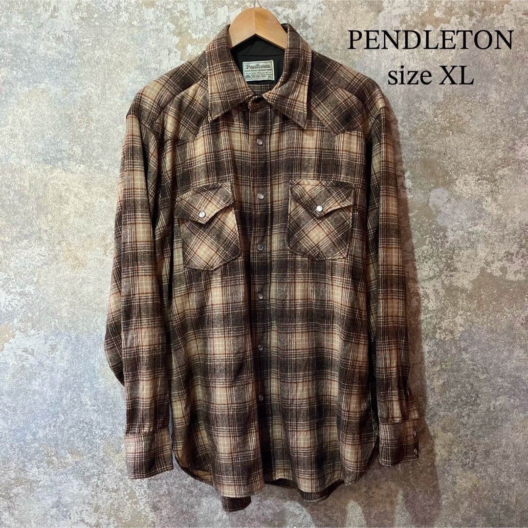 PENDLETON(ペンドルトン)のPENDLETON ペンドルトン ウールチェックシャツ メンズのトップス(シャツ)の商品写真