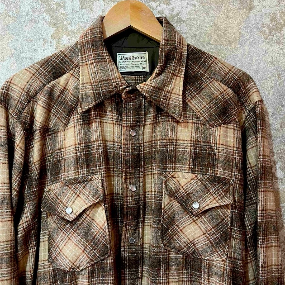 PENDLETON(ペンドルトン)のPENDLETON ペンドルトン ウールチェックシャツ メンズのトップス(シャツ)の商品写真