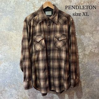 ペンドルトン(PENDLETON)のPENDLETON ペンドルトン ウールチェックシャツ(シャツ)