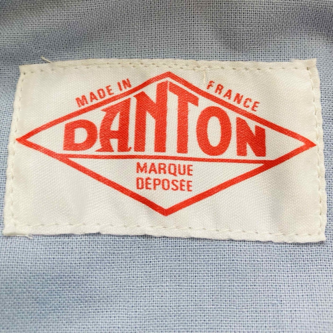 DANTON(ダントン)のダントン ウールモッサコート ジャケット ショート丈 レトロ 千鳥格子 緑 36 レディースのジャケット/アウター(ピーコート)の商品写真