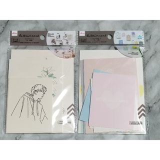 ダイソー(DAISO)のインテリアカード20枚　シール40枚(その他)