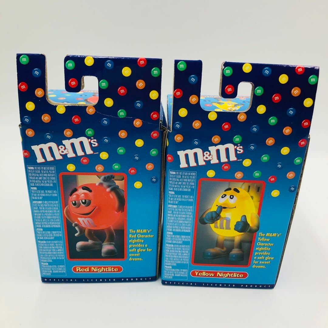 【未使用品】m&m's ナイトライト レッドくん イエローくんセットmampm