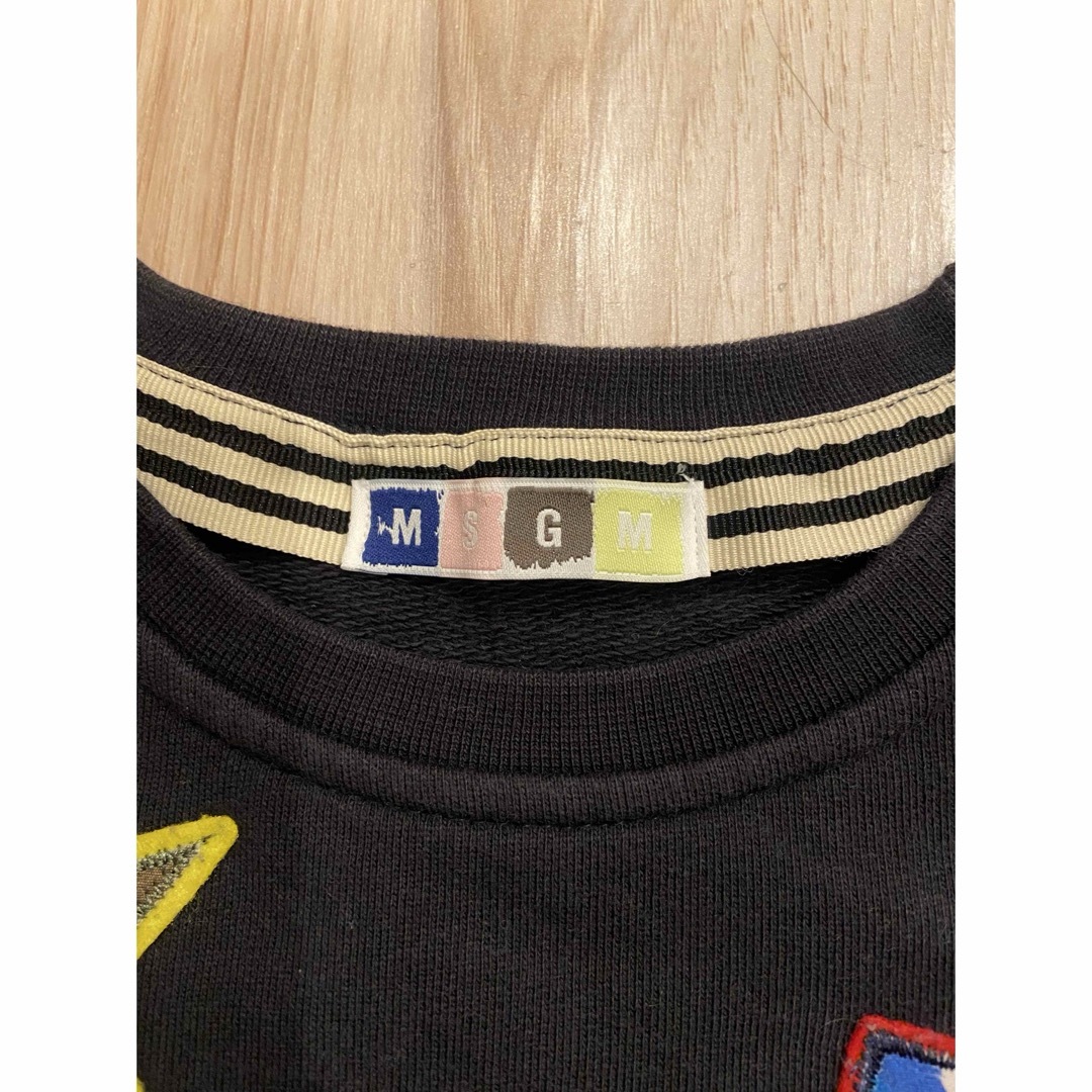 MSGM(エムエスジイエム)の37peach様専用　MSGM ワッペントレーナー キッズ/ベビー/マタニティのキッズ服男の子用(90cm~)(その他)の商品写真